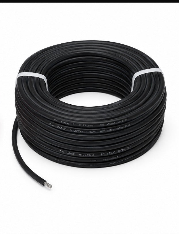 VoltEdge 6mm PV Cable Black P/M