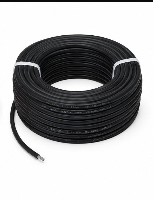 VoltEdge 6mm PV Cable Black P/M